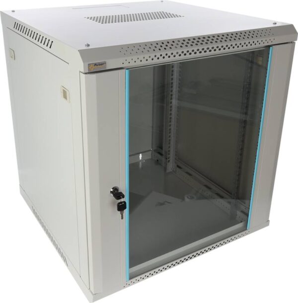Pulsar RWA1266-G – 19" 12U 600x600 fali rack szekrény
