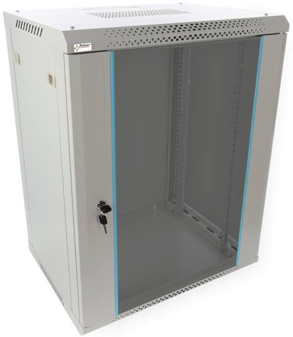 Pulsar RWA1564-G – 19" 15U 600x450 fali rack szekrény