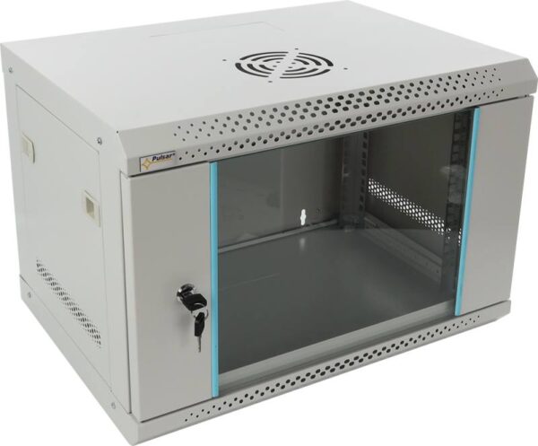 Pulsar RWA654-G – 19" 6U 540x400 fali rack szekrény