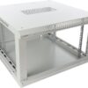 Pulsar RWA666-G – 19" 6U 600x600 fali rack szekrény