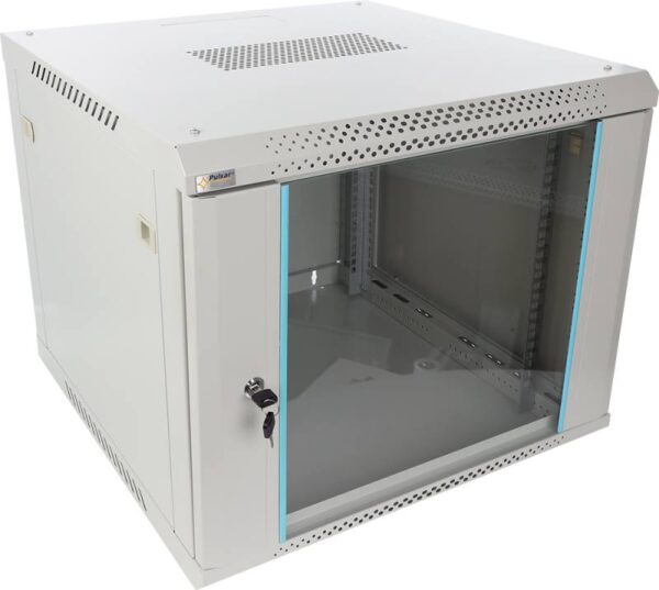 Pulsar RWA966-G – 19" 9U 600x600 fali rack szekrény