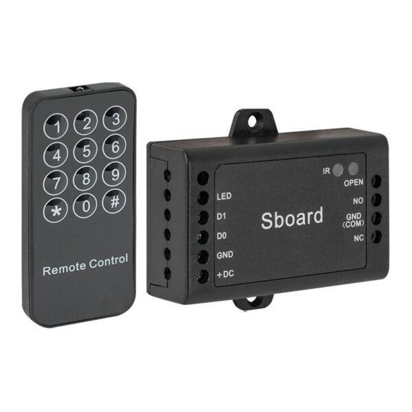 s-board_1_jav.jpg Egyajtós mini ajtóvezérlő panel - Wiegand