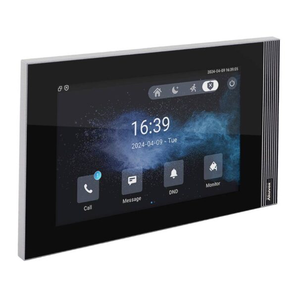 s562_isorightscr.jpg Kaputelefon beltéri egység, 7''-os érintőképernyővel, Linux alapú rendszerrel