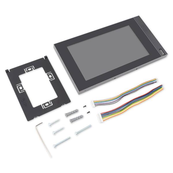 s562_set.jpg Kaputelefon beltéri egység, 7''-os érintőképernyővel, Linux alapú rendszerrel