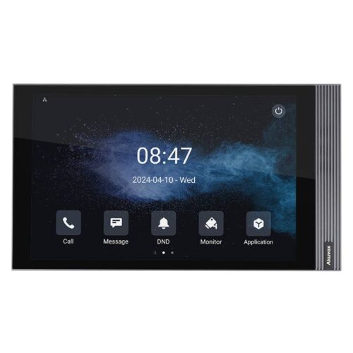 s563_frontscr.jpg Kaputelefon beltéri egység, 8''-os érintőképernyővel, Android 12 alapú rendszerrel