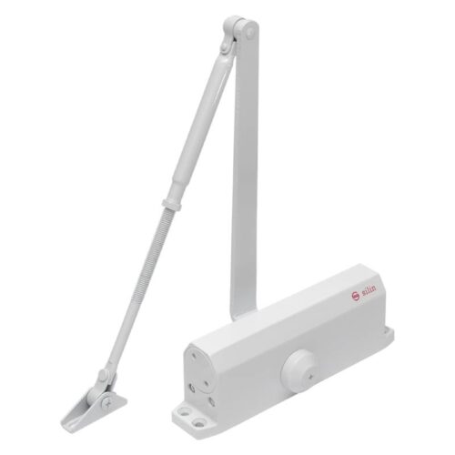 Karos ajtóbehúzó termostabil olajjal, 60-85kg-os ajtóra - fehér