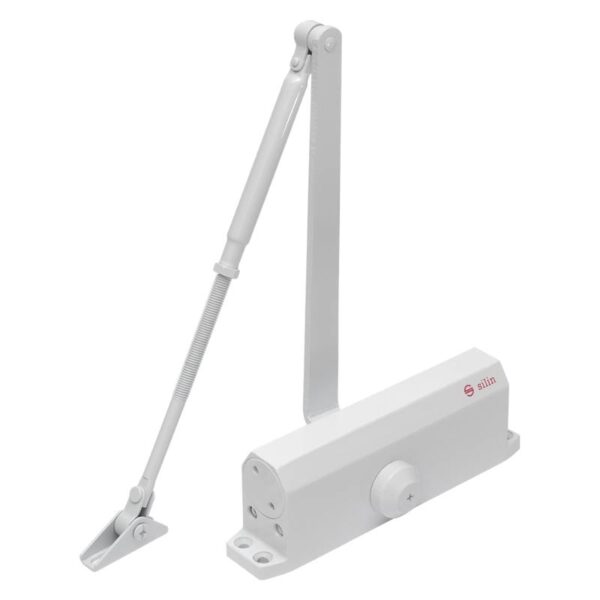 Karos ajtóbehúzó termostabil olajjal, 60-85kg-os ajtóra - fehér