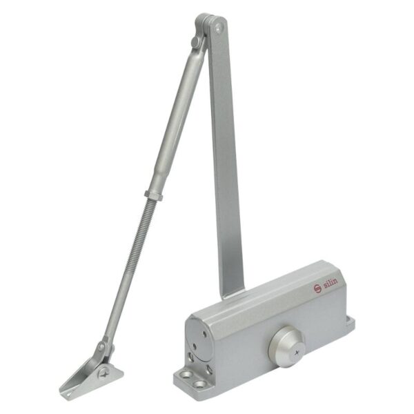 sa-6033ad-sv_1.jpg Kiakasztható karos ajtóbehúzó termostabil olajjal, 40-65kg-os ajtóra - ezüst