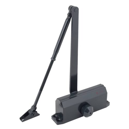 Karos ajtóbehúzó termostabil olajjal, 40-65 kg-os ajtóra - antracit