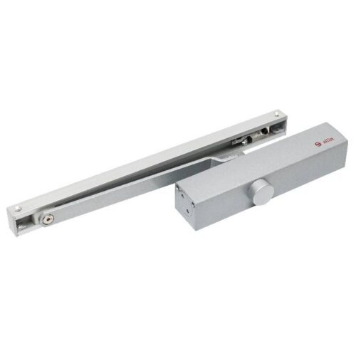 SA-8033 csúszósínes ajtóbehúzó 60-85kg ajtókhoz - ezüst