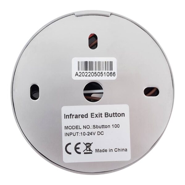 sbutton-100_back.jpg OUTLET: Közelítés érzékeny kapcsoló(IP66), állapotjelző LED, állítható működési távolsággal