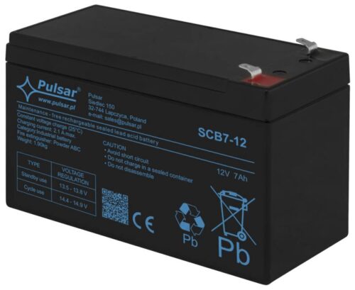 Pulsar SCB7-12 – Akkumulátor 12V 7 Ah