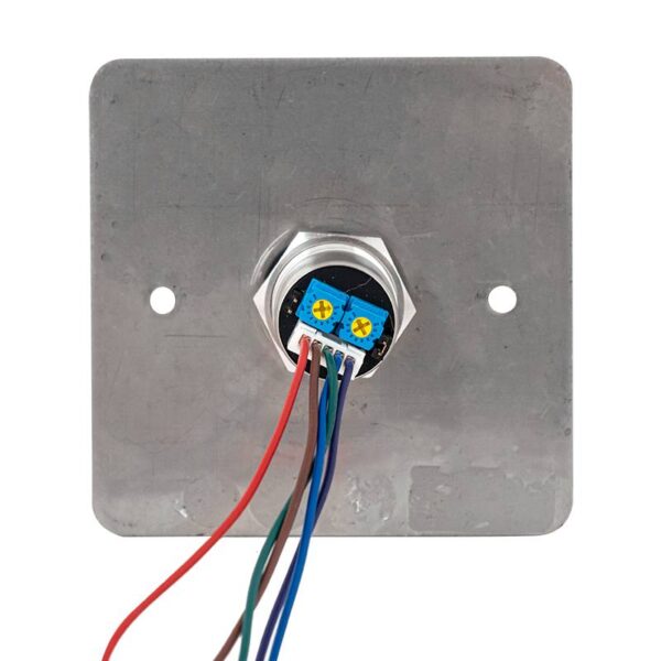 Közelítés érzékeny kapcsoló(IP65) 86 mm széles pajzzsal, LED piros/zöld, időzíthető NO/NC kimenettel