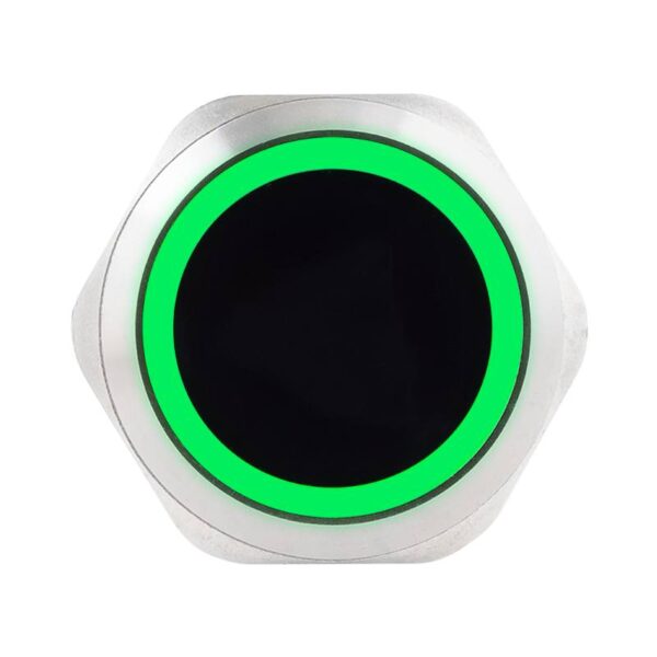 SIA-18 Közelítés érzékeny LED gyűrűs kapcsoló, reflexió védelemmel és 2 kimenettel, 38mm átmérő