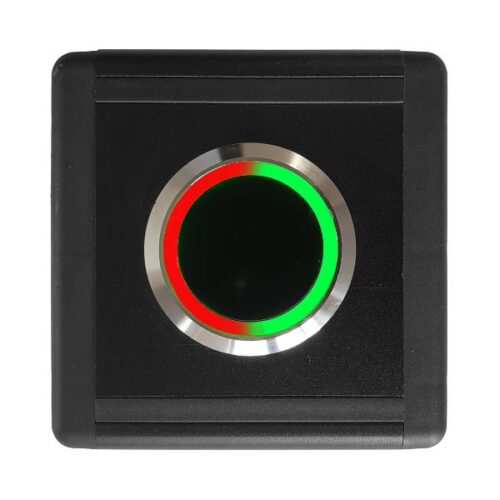 si-98_1.jpg Felületre szerelhető közelítés érzékeny LED gyűrűs kapcsoló(IP65), 80x80 mm-es házban, REFLEXIÓ védelemmel