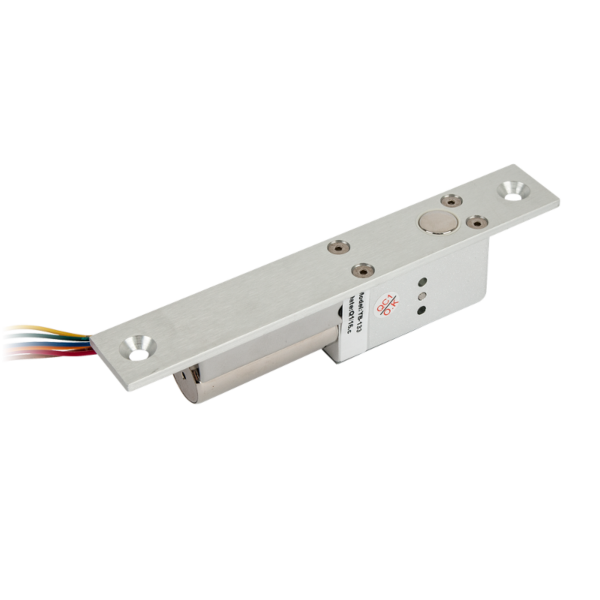 sl-133_3.png Süllyesztett szerelésű csapzár - Fail-safe - fordított működésű - 12V DC - visszajelzéssel