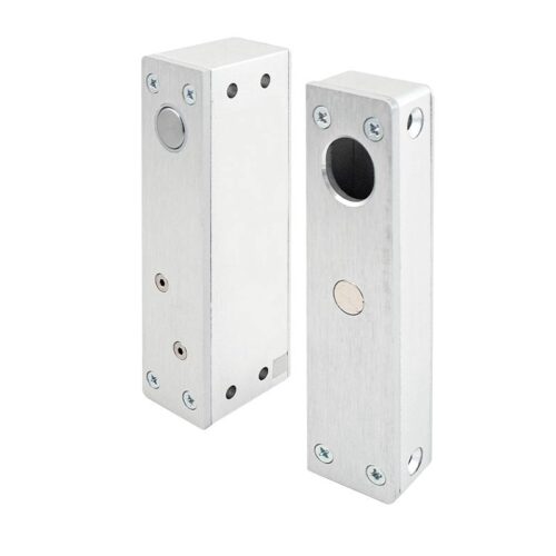 sl-165b_isoleft_800x800.jpg Felületre szerelhető mini csapzár - Fail-safe - fordított működésű - 12V DC - visszajelzéssel