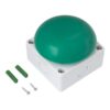 smb-m026g_set.jpg Nagyméretű zöld - gomba formájú nyomógomb(IP68), vandálbiztos, NO és NC kimenettel