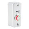 smb-s001_led_-rdgn_isoleftjav.jpg Fémházas kimagasló felületű nyomógomb(IP65) 60x29x27mm, NO-COM kimenet, piros-zöld LED gyűrű