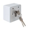 smb-s0272rsp_f_k_p.jpg Felületre szerelhető háromállású kulcsos kapcsoló(IP55) 2xNO-COM kimenettel, LED visszajelzéssel