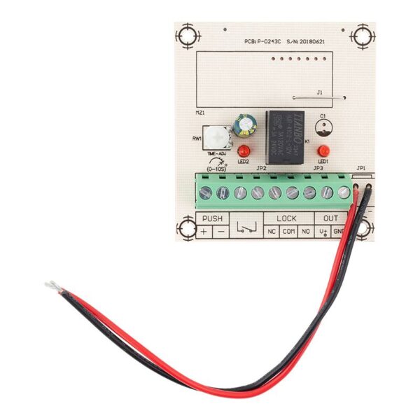 Zárvezérlő panel SPHD1203-01B és SPHD1205-01B tápegységhez