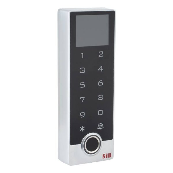 tf2lcd-em-w-ty_isoright.jpg Önálló működésű, vízálló LCD kijelzős biometrikus kódzár - WiFi - IP68 - TF2LCD-EM-W-Ty