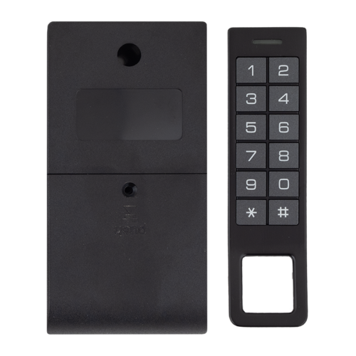 tkd-890-bk_f_k_p.png Önálló működésű szekrényzár - 13,56 MHz MF - értékmegőrző és normál mód - álló
