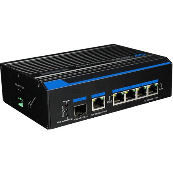 OUTLET: 4 portos gigabites PoE switch