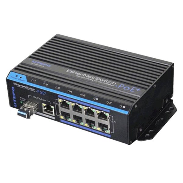 OUTLET: PoE+ switch 8 port + 2 UPLINK 10/100Mbps