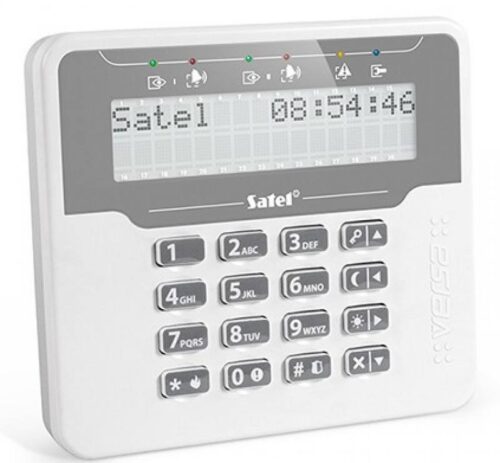 Satel VERSA-LCDM-WH – LCD kezelő VERSA központokhoz