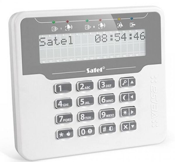 Satel VERSA-LCDM-WH – LCD kezelő VERSA központokhoz