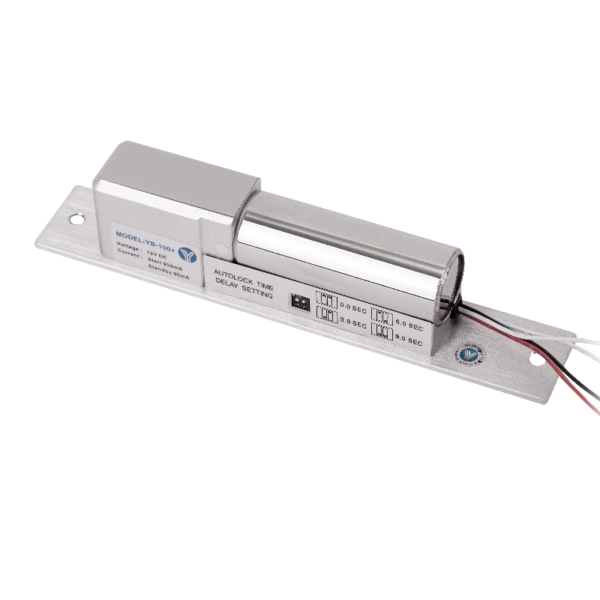 Süllyesztve szerelhető csapzár - Fail-safe - fordított működésű - 12V DC - visszajelzéssel - időzítéssel - LED