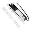 OUTLET: Motoros csapzár dupla reteszeléssel két szárnyú nyíló ajtóhoz - Fail-secure - áramszünet esetén zárt - kényszerkulcsal nyitható - 12-28V DC - ajtó és zár állapot visszajelzéssel - időzítéssel - LED