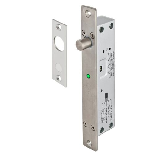 yb-500b_led__800.jpg Süllyesztve szerelhető csapzár - Fail-secure - áramszünet esetén zárt - 12V DC - visszajelzéssel - időzítéssel - LED