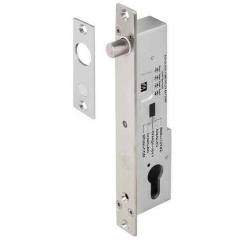 yb-500c_led__1.jpg Süllyesztve szerelhető csapzár - Fail-secure - áramszünet esetén zárt - 12V DC - kulccsal nyitható - visszajelzéssel - időzítéssel - LED