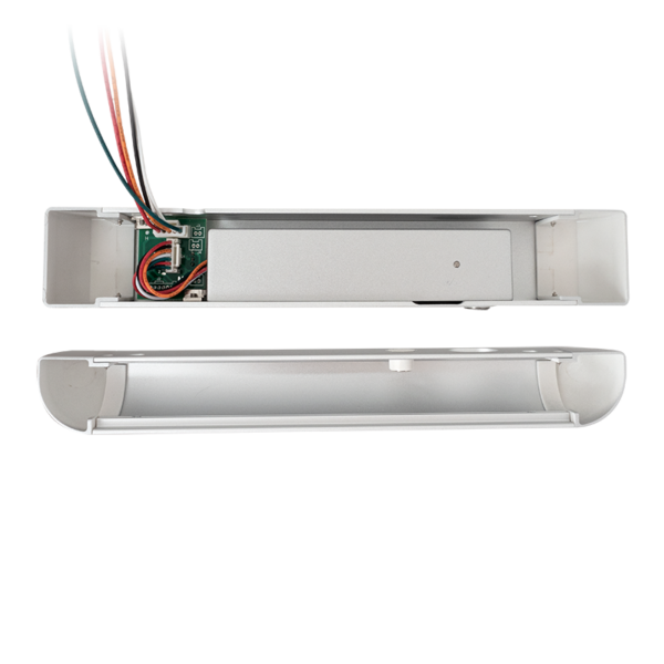 yb-500h_led_-gy__3_800x800.png Elektromos csapzár - felületre - áramszünet esetén nyitott - 12V DC - visszajelzéssel - időzítéssel - LED