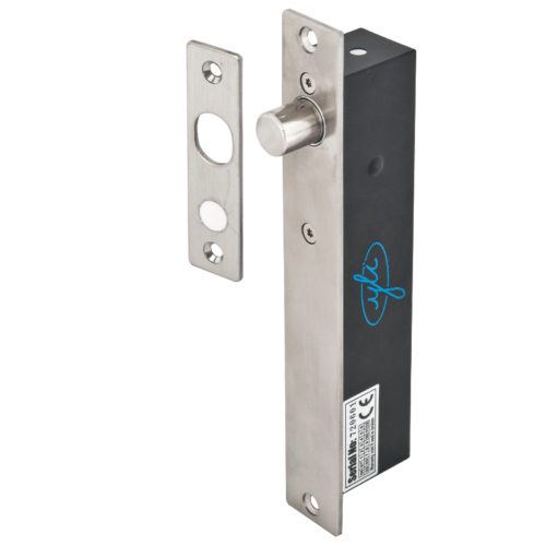 Süllyesztve szerelhető csapzár - Fail-secure - áramszünet esetén zárt - 12V DC - visszajelzéssel - időzítéssel - LED