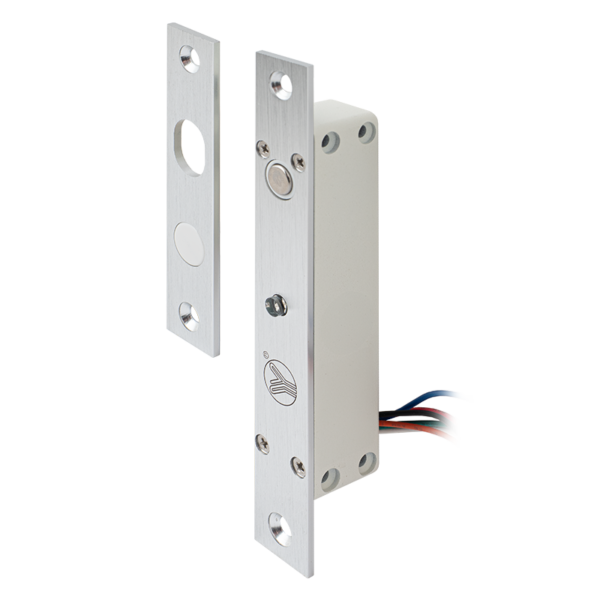Mini süllyesztve szerelhető csapzár - Fail-safe - áramszünet esetén nyitott - 12V DC - visszajelzéssel - időzítéssel - LED