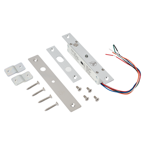 Mini süllyesztve szerelhető csapzár - Fail-safe - áramszünet esetén nyitott - 12V DC - visszajelzéssel - időzítéssel - LED