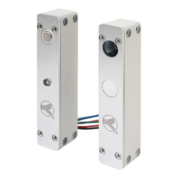 Mini felületre szerelhető csapzár - Fail-safe - áramszünet esetén nyitott - 12V DC - visszajelzéssel - időzítéssel - LED