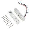 Mini felületre szerelhető csapzár - Fail-safe - áramszünet esetén nyitott - 12V DC - visszajelzéssel - időzítéssel - LED