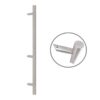 Henger alakú 1800 mm hosszú INOX fogantyú 45°-os lábakkal - 32 mm csőátmérővel