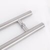 Henger alakú 1800 mm hosszú INOX fogantyú pár 90°-os lábakkal - 32 mm csőátmérővel