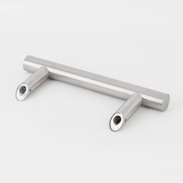 Henger alakú 300 mm hosszú INOX fogantyú pár 45°-os lábakkal - 32 mm csőátmérővel