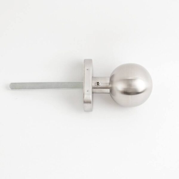 yh-s90o_2_1.jpg 90°-os egyenes gomb, INOX szálcsiszolt, 2 rögzítési ponttal, ovális címmel