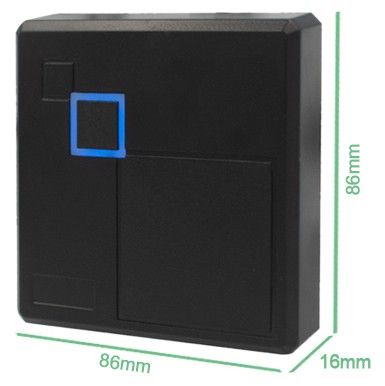 yk-102a-mf.jpg OUTLET: Vízálló Wiegand segédolvasó - Mifare 13.56MHz