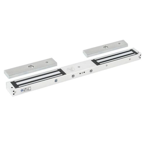 Felületre szerelhető dupla síkmágnes visszajelzéssel - LED - 2x280kg