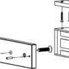 ym-500nled_robb.png Felületre szerelhető síkmágnes visszajelzéssel - LED - 500kg