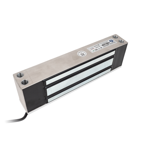Felületre szerelhető síkmágnes visszajelzéssel - vízálló (IP68) - LED - 500 kg