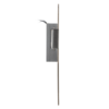 Hosszú, rozsdamentes előlapos elektromos zár - feszültségre zár - fail-safe (szünetáramú) - IP65